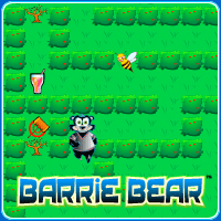 Barrie Bear in Raspberry Maze Image